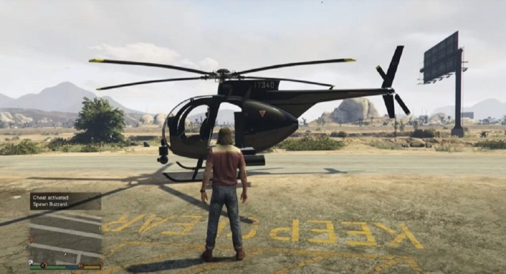 how to spawn a helicopter in gta v online