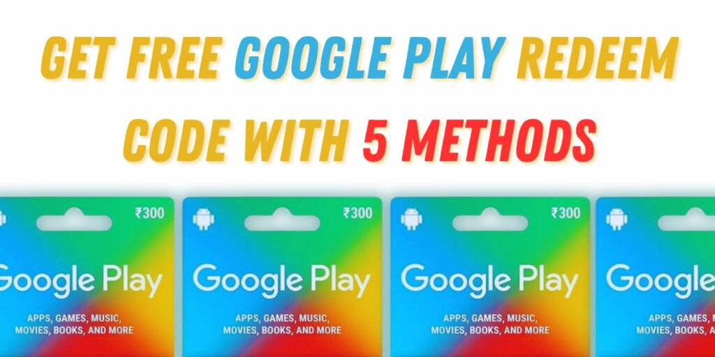 how to get free google play redeem code 
