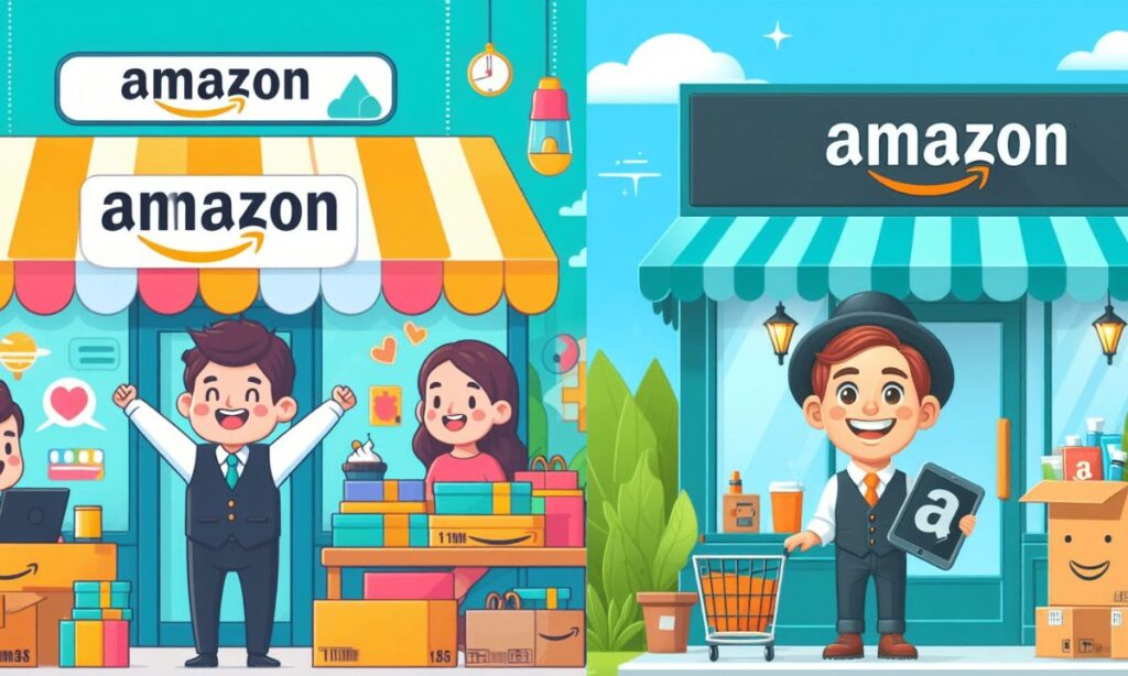 how to search storefronts on amazon app